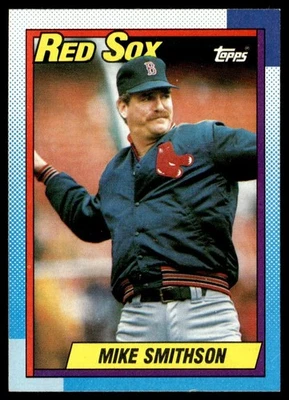 1990 Topps Mike Smithson Boston Red Sox #188 - Image 1 of 2