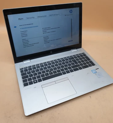 HP ProBook 650 G4 15.6"  Core i5-8350U 1.7GHZ BIOS BOOT ,TOUCH SCREEN,SL25 - Image 1 of 4