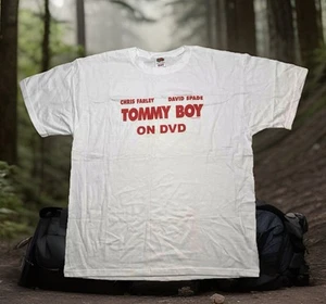 Tommy Boy Vintage NEW Movie Promo Tee Chris Farley T-Shirt DVD XL 90’s - Picture 1 of 5