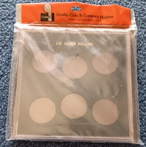 CAPITAL PLASTICS HOLDER US SILVER DOLLARS NEW OLD STOCK - Bild 1 von 1