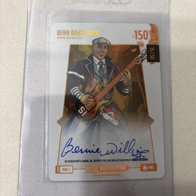 Autógrafo Bernie Williams Bo Jackson Battle Arena Fire 15/50 Foto 1 de 2