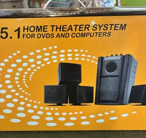 5.1 Home Theater System- OG-5050- Surround Sound- DVD & Computer Use- Brand New - Picture 1 of 7