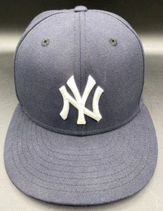 New York Yankees Hat Fitted MLB New Era 59 Fifty Authentic Collection Sz 7 1/4 - Picture 1 of 10
