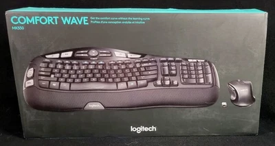 Logitech Comfort Wave MK550 Wireless Keyboard Mouse Combo 920-002555 New Sealed - Image 1 of 4