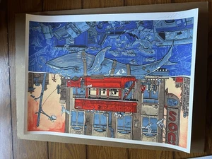 Kunstdruck von Tim Doyle misst 18x24 cm und ist signiert und nummeriert 25 - Bild 1 von 9