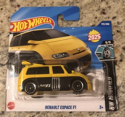 Hot Wheels RENAULT ESPACE F1 GIALLO 2025 1:64 - Immagine 1 di 2