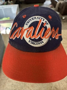 ✨Vintage UVA Virginia Cavaliers The Game Spellout SnapBack Hat✨ - Picture 1 of 5