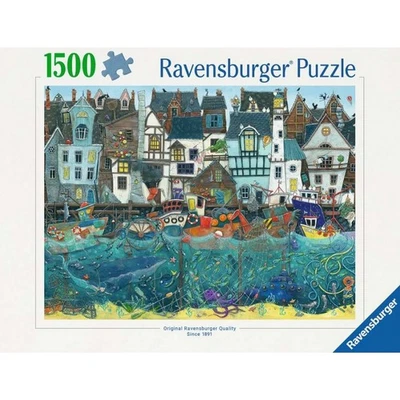 Ravensburger 01398 Puzzle Wundersamer Hafen Teileanzahl: 1500