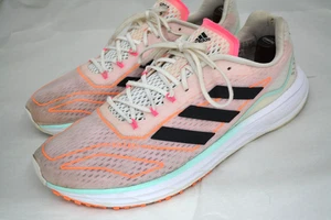 Zapatos para correr para hombre ADIDAS SL 20 blancos rojos verdes talla 10,5 - Imagen 1 de 11