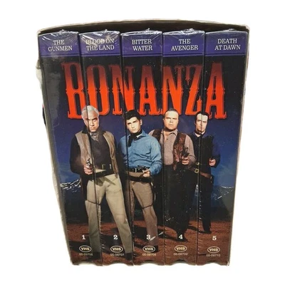 BONANZA COLLECTORS SERIES - 5 VHS Tapes 1999 Good Times Home Video - Sealed - Image 1 of 4