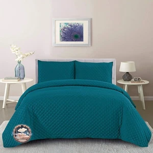 Bed-Dtime - Vintage Pre-Wash Quilts King Size 3-teiliges Set - Oversized - Bild 1 von 3