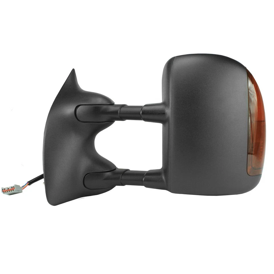 2001-2007 FORD F550, EXCURSION HEATED POWER SIGNAL TOW MIRROR DRIVER/ LEFT SIDE  - Image 1 of 3