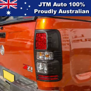 MATT Black Tail Light Cover Trim to suit Holden Colorado 2012-2019 - Picture 1 of 2