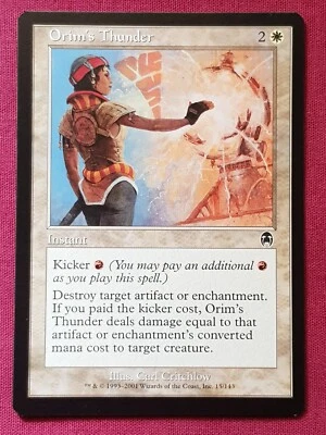 Magic The Gathering APOCALYPSE ORIM'S THUNDER white card MTG - Image 1 of 2