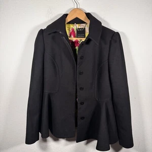 Ted Baker London Damenjacke schwarz Schößchen Größe 3 - Bild 1 von 6