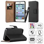 iPhone 5/5S/SE Phone Case Leather Wallet  Cover with Screen Protector for Apple
