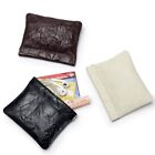 Cow Leather Storage Bag Solid Color Coin Pocket Fashion Shrapnel Bag  Charger