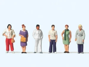 Preiser 75055 Stehende Frauen 6 Figuren TT 1:120 Neu - Bild 1 von 2