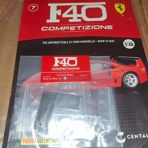 #7 CONCORSO PANINI FERRARI F40 SIGILLATO IN FABBRICA(COSTRUISCI IL TUO 1:8)PARTS&MAG) - Foto 1 di 1