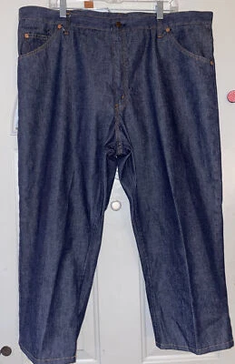 Jeans de mezclilla azul oscuro vintage genuinos Sears Roebucks Western Wear 44 Foto 1 de 4