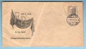 CZECOSLOVAKIA FDC 1948 EDVARD BENES - Picture 1 of 1