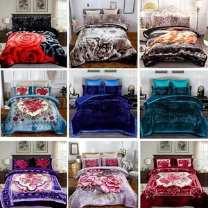 3 Stück Sherpa Plüschdecke schwere Decke koreanisch weich Nerz Decken Winter warm - Bild 1 von 88