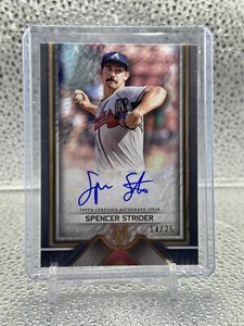 2023 Topps Museum Collection SPENCER STRIDER ARCHIVAL AUTOGRAPHS AUTO /25 - Picture 1 of 3