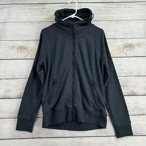 SuperDry Sports Athletics Tape Sleeve Logo Hoodie Sweatshirt Men's Size L Gray - Picture 1 of 9