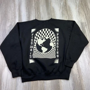 Show Me Your MUMU Stanley Sweatshirt Women Small Black Oversized Long Sleeve * - Picture 1 of 9