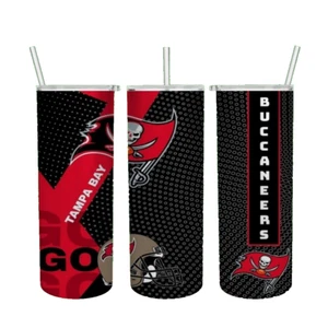 20oz. Stainless Steel Double Walled Tumbler Tampa Bay Buccaneers - Picture 1 of 1