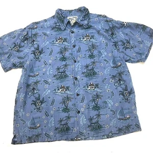 Big Dogs Authentic Hawaiian Shirt S/M 100% Rayon Fabric Beach Men’s Button Up - Picture 1 of 7