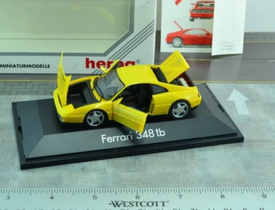 Coche Herpa 010139 Ferrari 348 tb amarillo escala 1/43  Foto 1 de 3