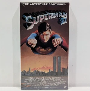Superman II VHS Movie Christopher Reeve Gene Hackman WB Vintage NEW - Picture 1 of 7