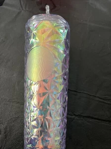 Neu Starbucks 2023 Holiday Clear Diamond Prism  - Bild 1 von 6