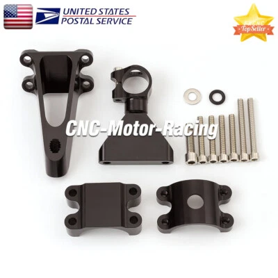 Kit de herrajes de montaje de soporte amortiguador de dirección para Honda CBR600F F4 F4i 1999-2003 Foto 1 de 4