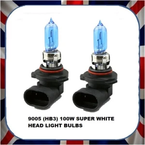 SET OF 10 +50% BRIGHTER 9005 (HB3) SUPER WHITE HEADLIGHT HEADLAMP BULB 12v 100W - Picture 1 of 1