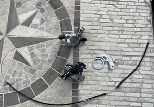 SRAM X7 Schalthebel + Shimano Umwerfer XT Deore - Bild 1 von 5