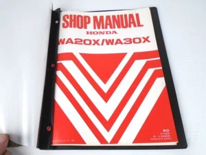 Genuine HONDA SERVICE MANUAL 1983- Water Pump - WA20X WA30X - LIKE NEW COND! - Bild 1 von 12