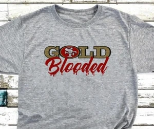 San Francisco - 49er's - Gold Blooded - Football - Unisex - Picture 1 of 2