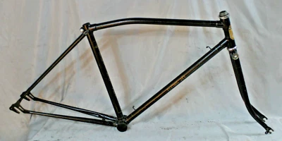 Juego de cuadro de bicicleta de carretera Flying Jet Touring años 70 46 cm XX-pequeño acero café cercanías~ Foto 1 de 4