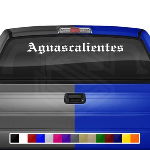 AGUASCALIENTES AGS Mexico Decal Sticker Windshield Window Vinyl Banner Troca - Picture 1 of 3