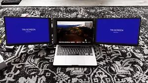 Dancesoul Dual Screen HD Portable Sync Monitore 13”x 2 Mac & PC - Bild 1 von 16