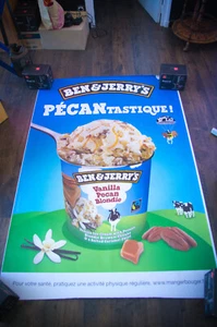 BEN & JERRY'S ✯ Ein großes französisches Vintage Werbung Essen Poster Original 2016 - Bild 1 von 7