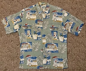 Vintage Campia Shirt Mens Large Rayon Hawaiian Cruise Beach Vacation AOP - Picture 1 of 8