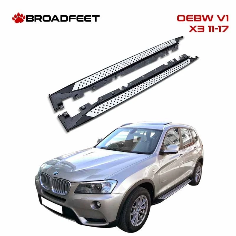 Se adapta a estriberas estilo OE BMW X3 F25 2011-2017 estriberas escalón lateral Foto 1 de 4