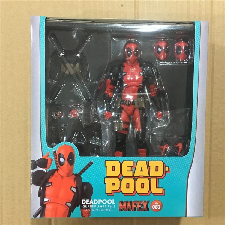 Neu MAFEX 082 Marvel X-MAN Avengers Deadpool Comic Ver Actionfigur Geschenk Spielzeug - Bild 1 von 4