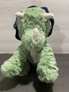 Peluche Carters "Just One You" TRICERATOPS Dinosaurio Verde 9" H - Imagen 1 de 7