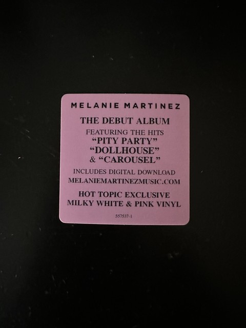 Replacement Hype Sticker for Melanie Martinez Dollhouse EP Vinyl