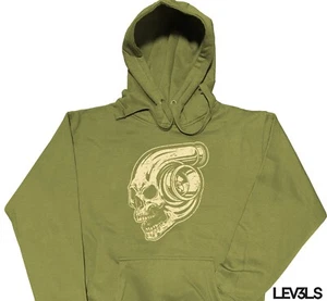 TURBO SKULL HOODIE BOOST TURBO ART RACE DAY JDM CAR GUY DRAGSTER MECHANIC - Picture 1 of 4