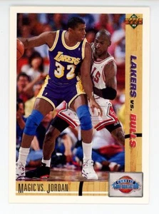 Upper Deck #34 1991 Magic vs. Jordan CC casi nuevo+ - Imagen 1 de 2